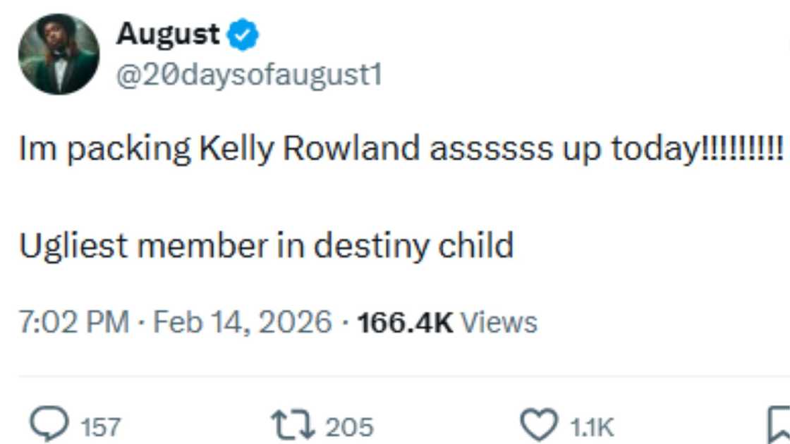 American calls Kelly Rowland ugly in 2026 American calls Kelly Rowland ugly in 2026