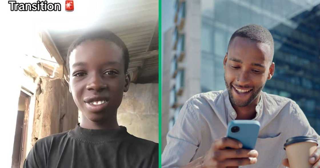 A TikTok video captured a young man transforming himself into a stunning beauty. A TikTok video captured a young man transforming himself into a stunning beauty.