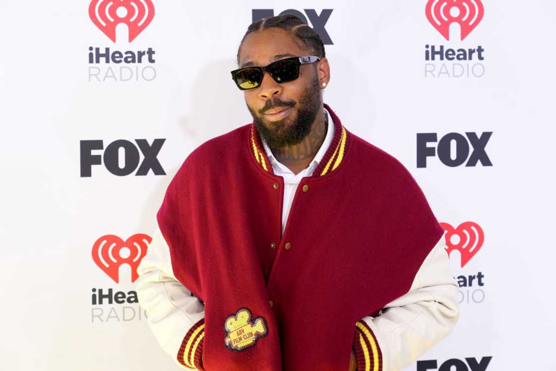 Brent Faiyaz arriving at the 2024 iHeartRadio Music Awards