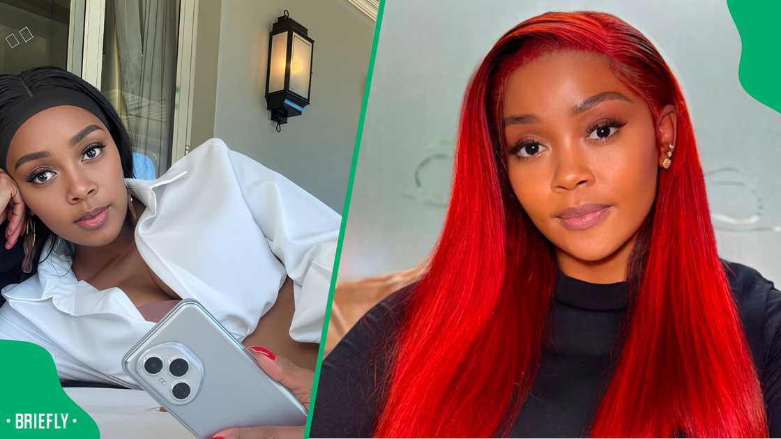 Netizens reacted to Thembi Seete's beauty