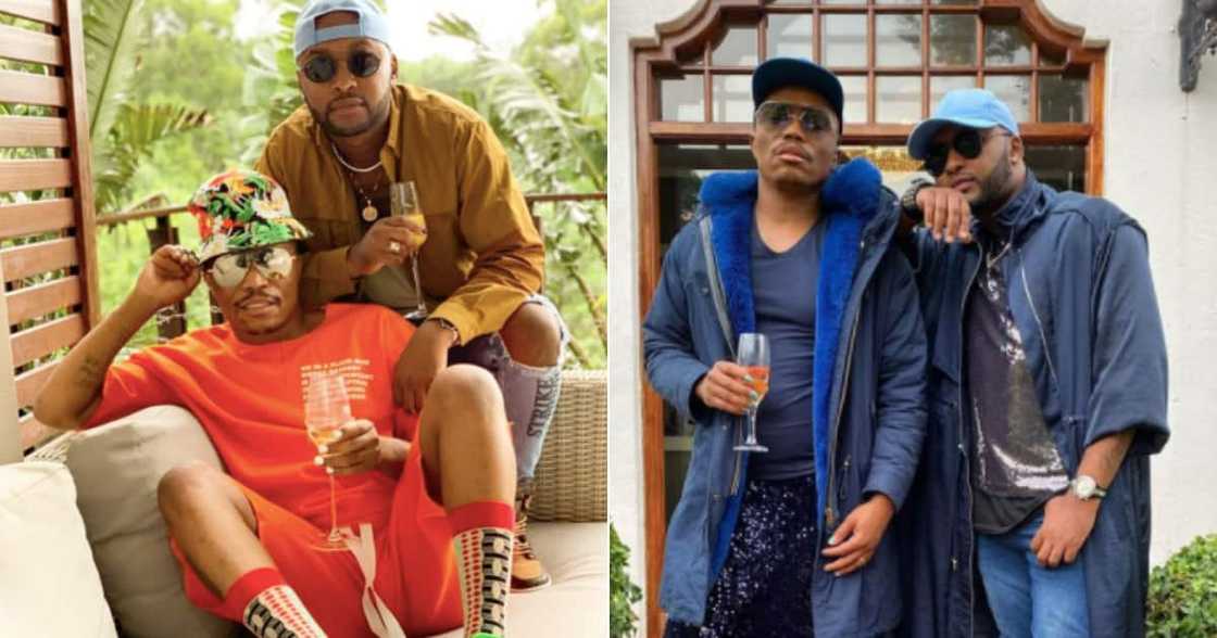 Somizi and Vusi Nova leave fans suspicious on relationship again