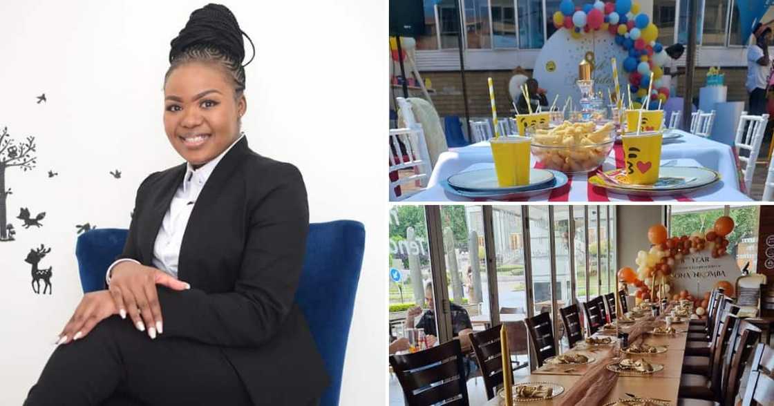 A young lawyer from Johannesburg is slaying as an attorney and businesswoman with an events company