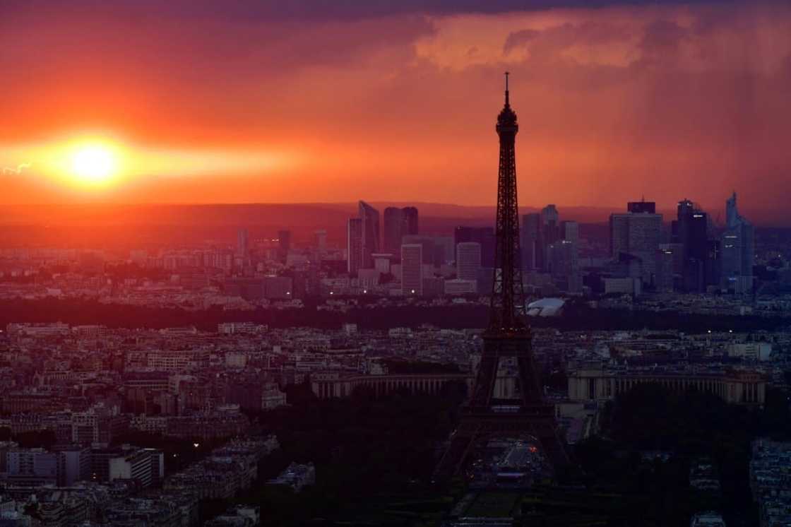 La Defense, located on the western outskirts of Paris, is Europe's largest business district La Defense, located on the western outskirts of Paris, is Europe's largest business district