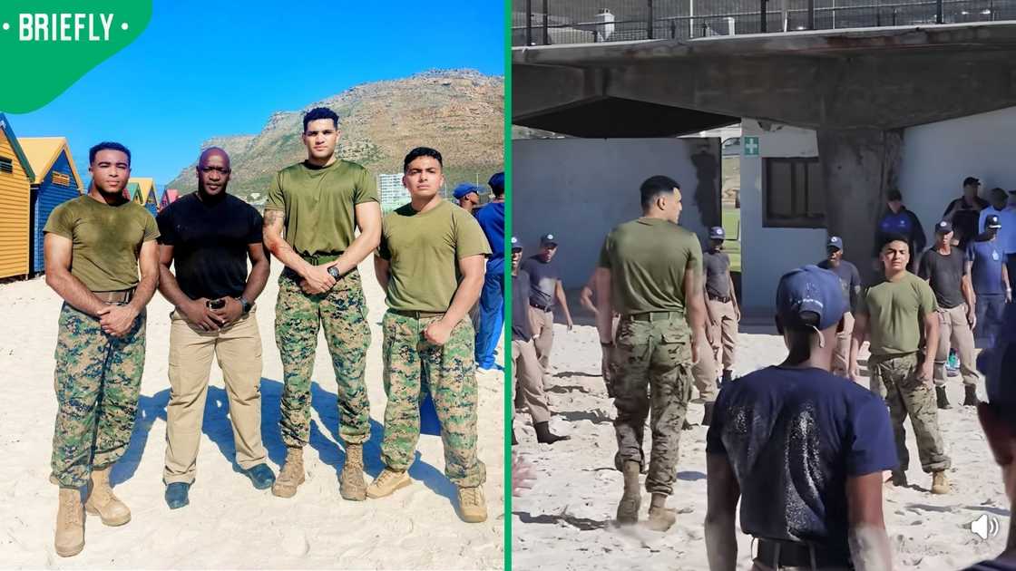 Cape Town Metro Police cadets were trained by US Marines Cape Town Metro Police cadets were trained by US Marines