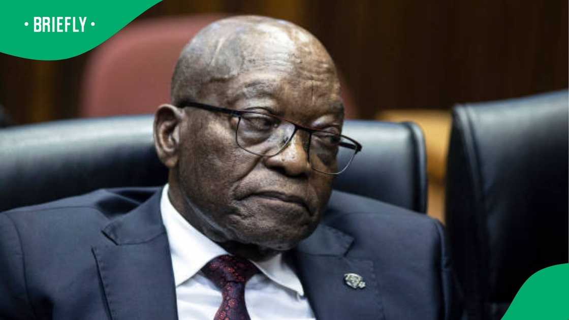 A pic of Zuma in court