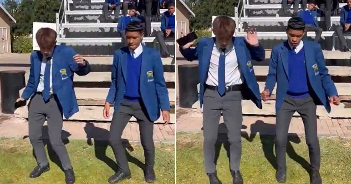 Students from Upington dance to amapiano Students from Upington dance to amapiano