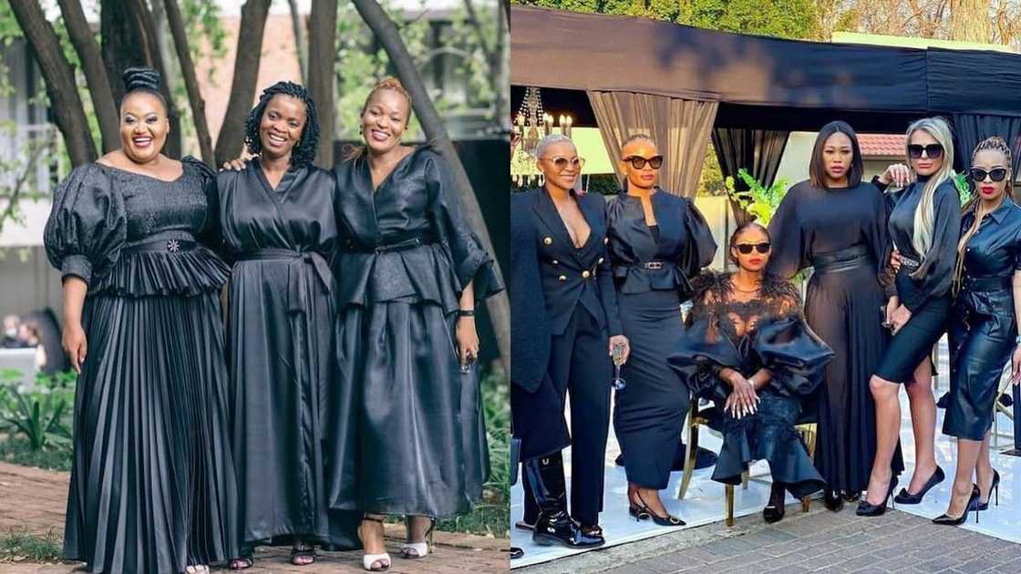 Ladies in black funeral outfits Ladies in black funeral outfits