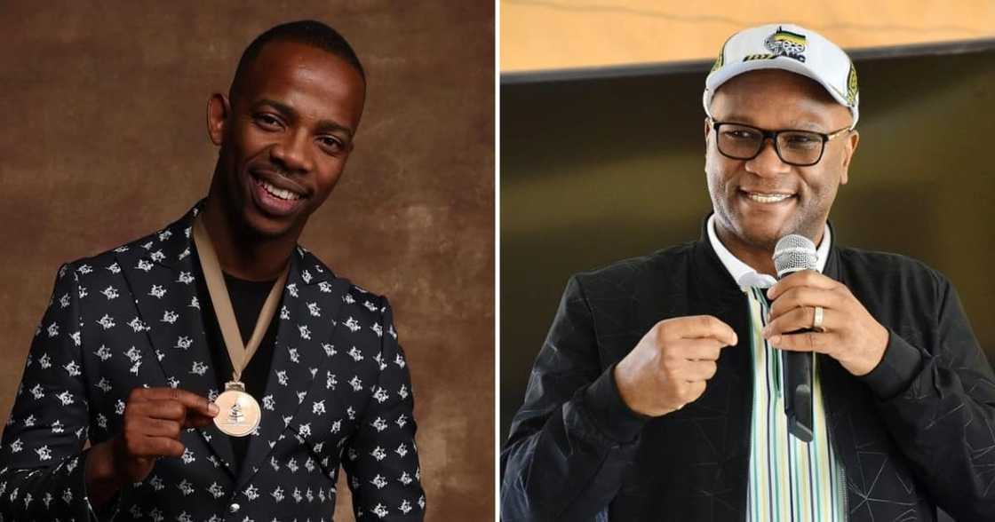 Zakes Bantwini and Nathi Mthethwa Zakes Bantwini and Nathi Mthethwa