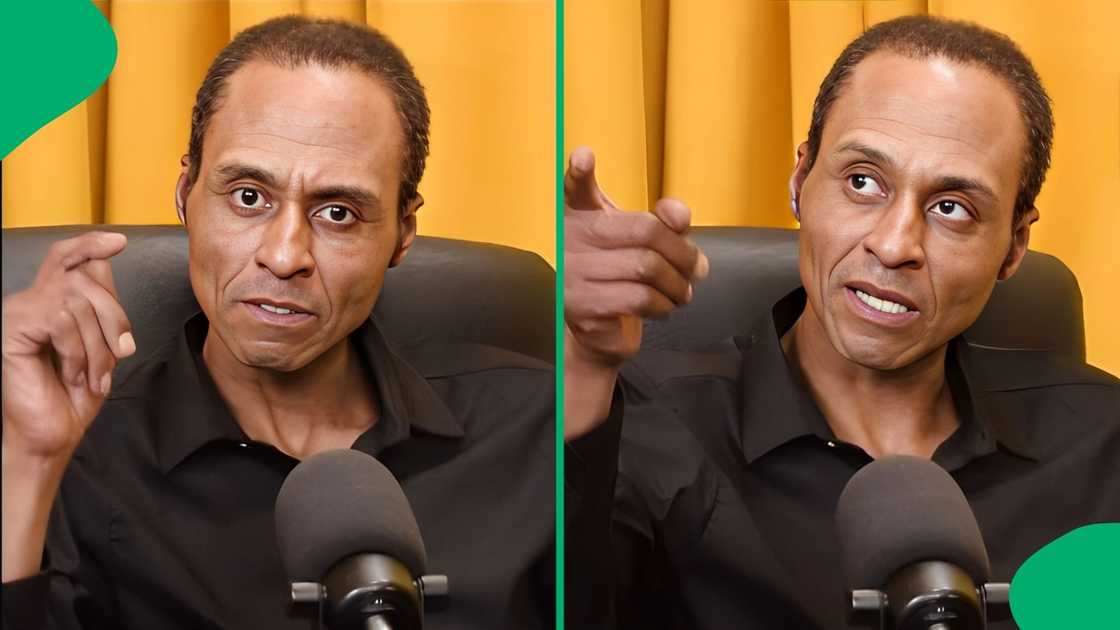 Carlo Radebe unwittingly reveals Mzekezeke's identity on 'Podcast and Chill' Carlo Radebe unwittingly reveals Mzekezeke's identity on 'Podcast and Chill'