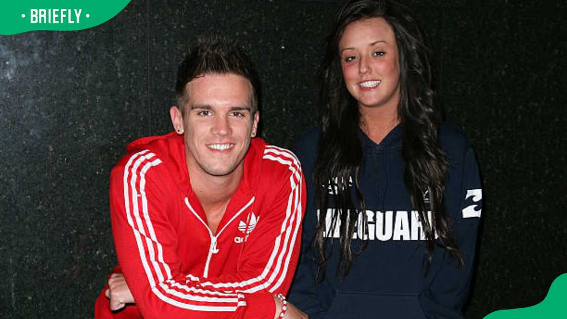 Gaz Beadle and Charlotte Letitia Crosby at the Hilton Hotel