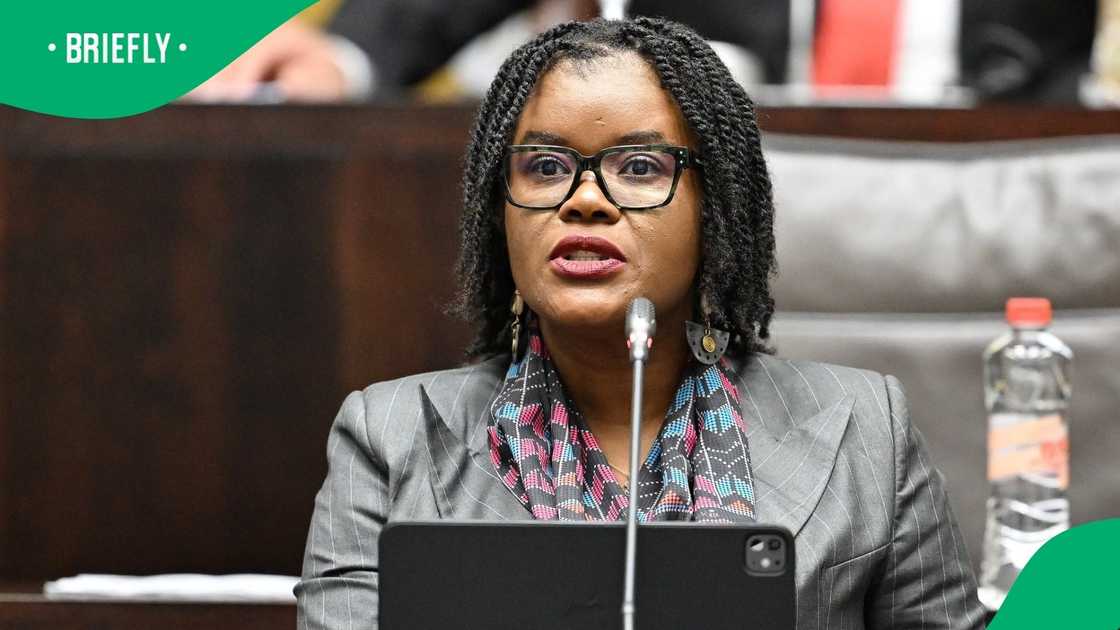 President Cyril Ramaphosa fired former Higher Education Minister Nobuhle Nkabane President Cyril Ramaphosa fired former Higher Education Minister Nobuhle Nkabane