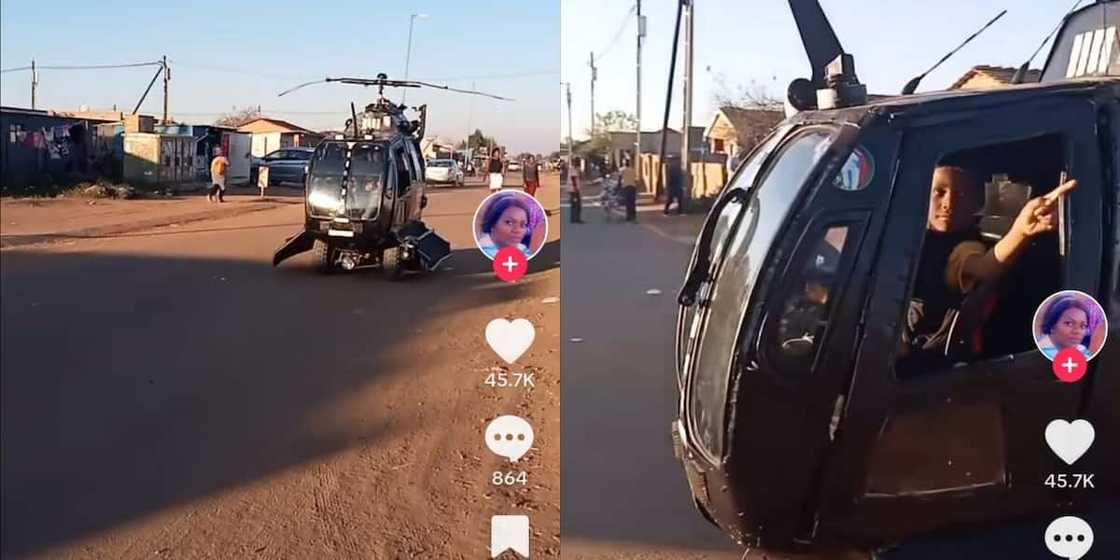 A chopper in the hood was a sight for sore eyes as it drove through the dusty streets of an unknown location. A chopper in the hood was a sight for sore eyes as it drove through the dusty streets of an unknown location.