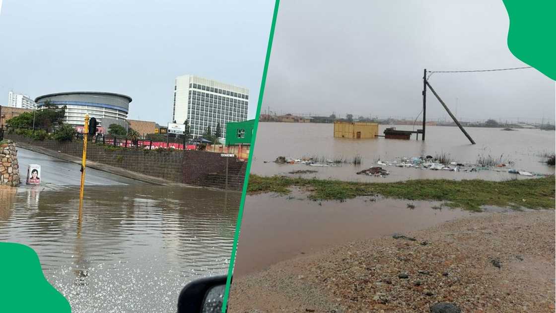 Flooding in parts of the Eastern Cape. Flooding in parts of the Eastern Cape.