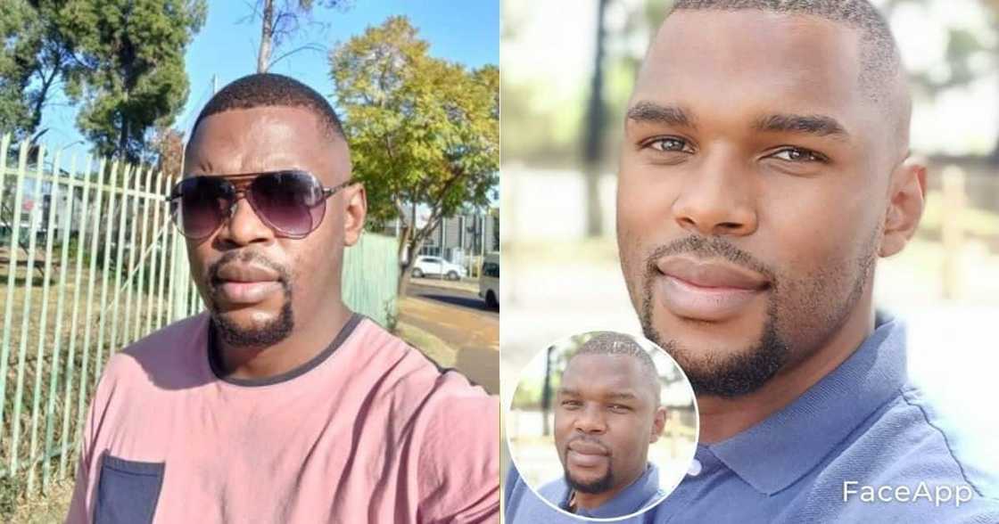 Mzansi, man, filter to transform himself, Tyler Perry