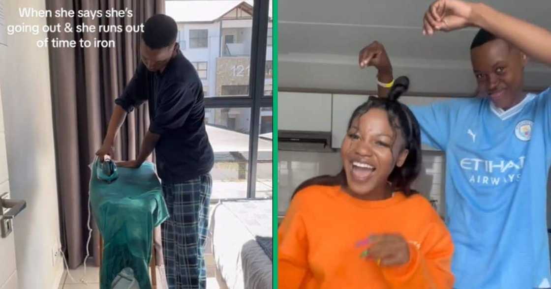 TikTok video shows man irons dress for his girlfriend TikTok video shows man irons dress for his girlfriend