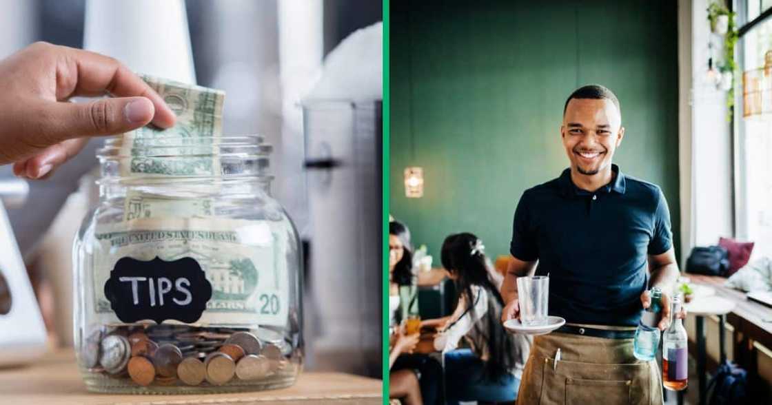 A TikTok video of a Cape Town duo that gave a R5 tip to a waiter for a R480 bill has angered South Africans. A TikTok video of a Cape Town duo that gave a R5 tip to a waiter for a R480 bill has angered South Africans.