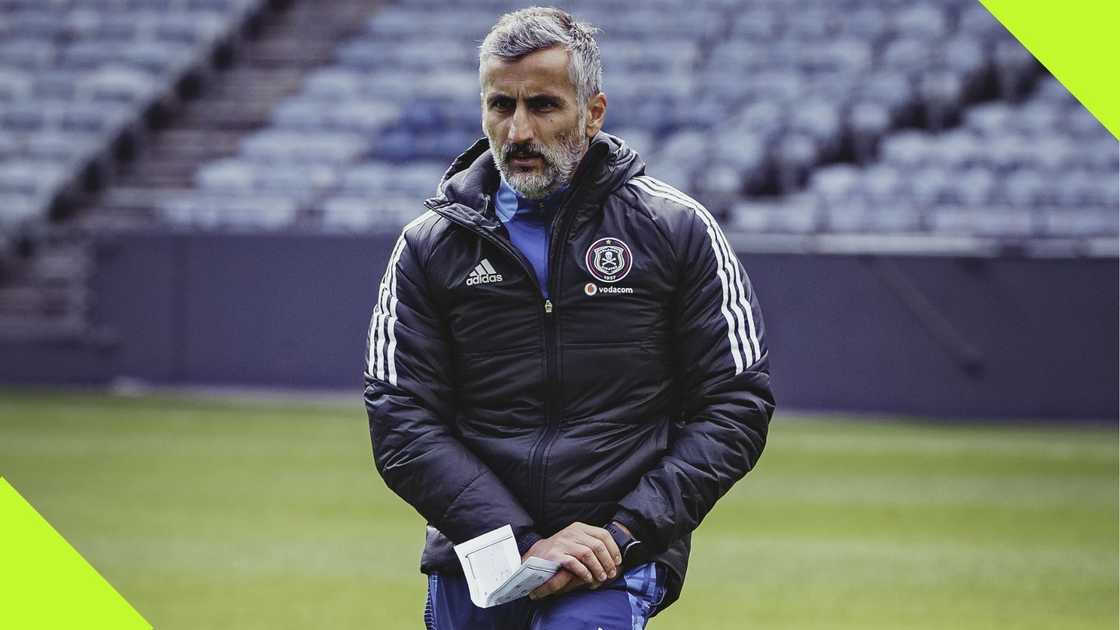 Ashley Du Preez showers praises on Orlando Pirates coach Jose Riveiro ahead of the Carling Black Label Cup final against Magesi FC. Ashley Du Preez showers praises on Orlando Pirates coach Jose Riveiro ahead of the Carling Black Label Cup final against Magesi FC.