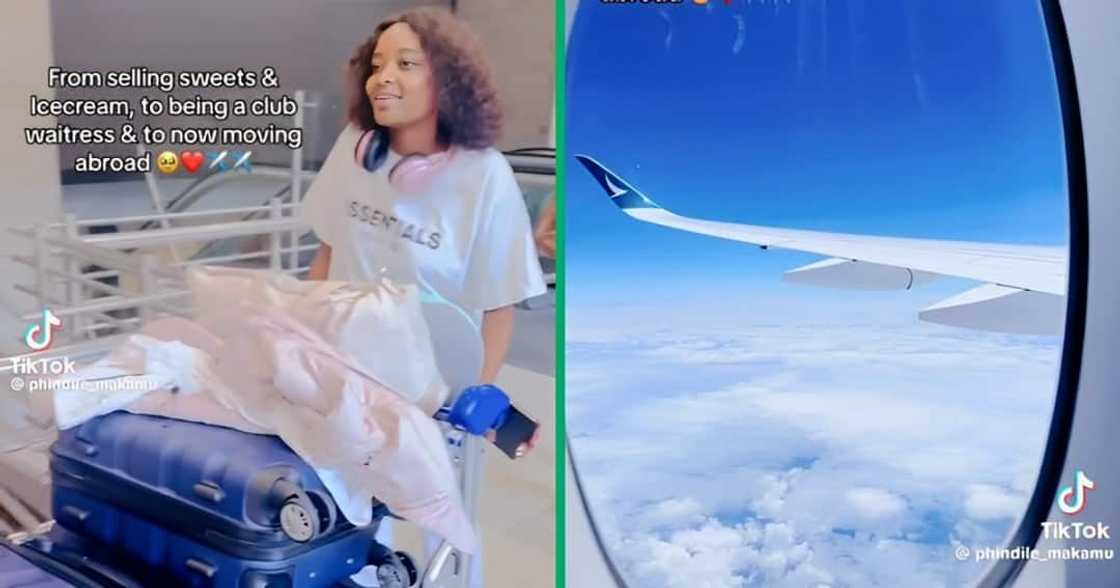 A Mzansi woman emigrated to another country A Mzansi woman emigrated to another country