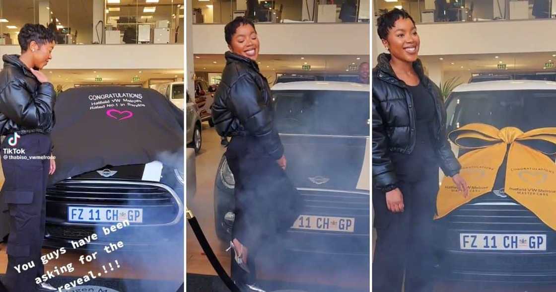A woman was gifted a second hand Mini Cooper A woman was gifted a second hand Mini Cooper