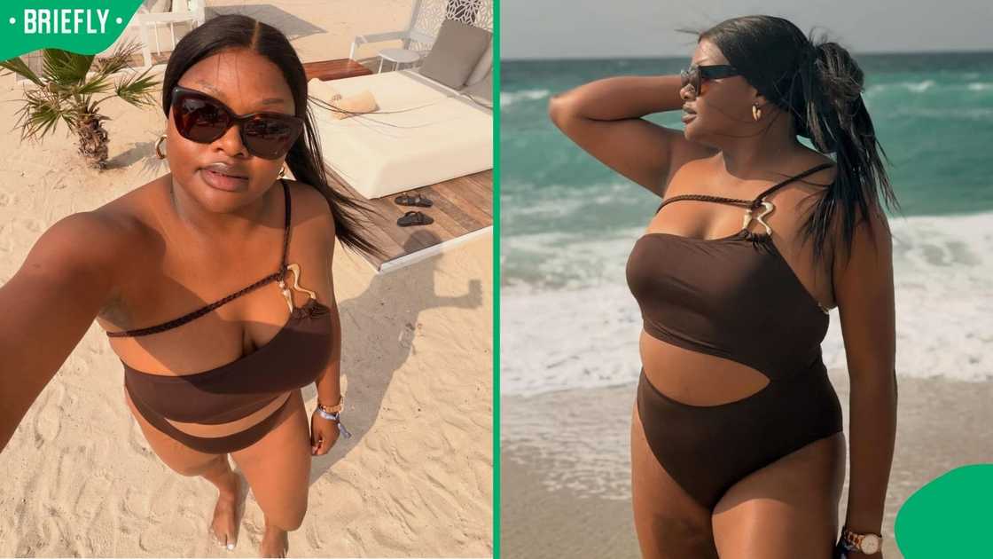 Grace Mondlana in Dubai. Grace Mondlana in Dubai.