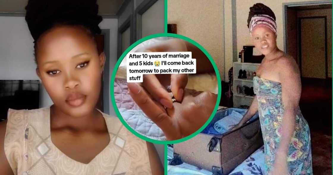 Sisanda Hlahangane documented the end of her 10-year marriage on TikTok. Sisanda Hlahangane documented the end of her 10-year marriage on TikTok.