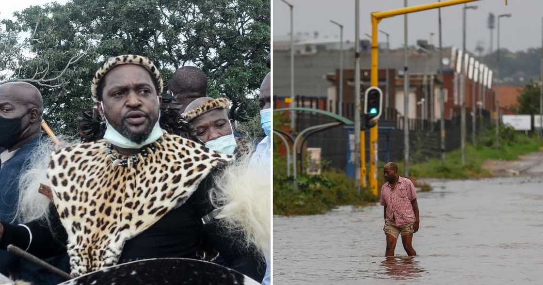 King MisuZulu, sends condolences to KZN families who lost loved ones, floods King MisuZulu, sends condolences to KZN families who lost loved ones, floods