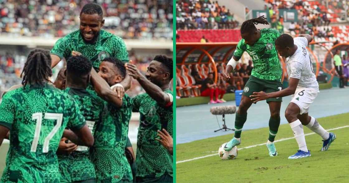 Nigeria beat South Africa in the AFCON semifinal Nigeria beat South Africa in the AFCON semifinal