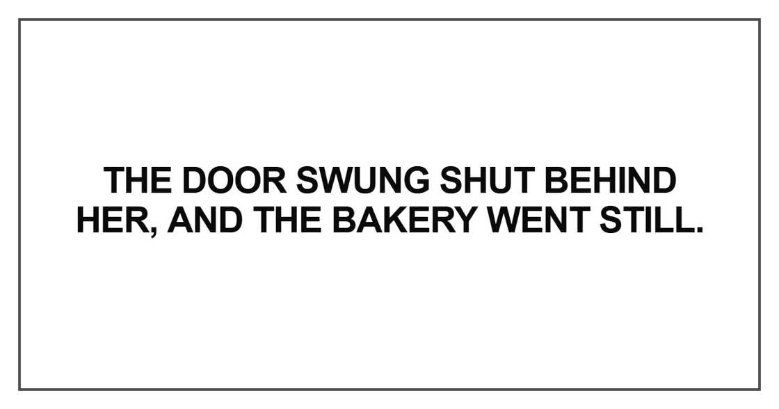 The door swung shut behind The door swung shut behind