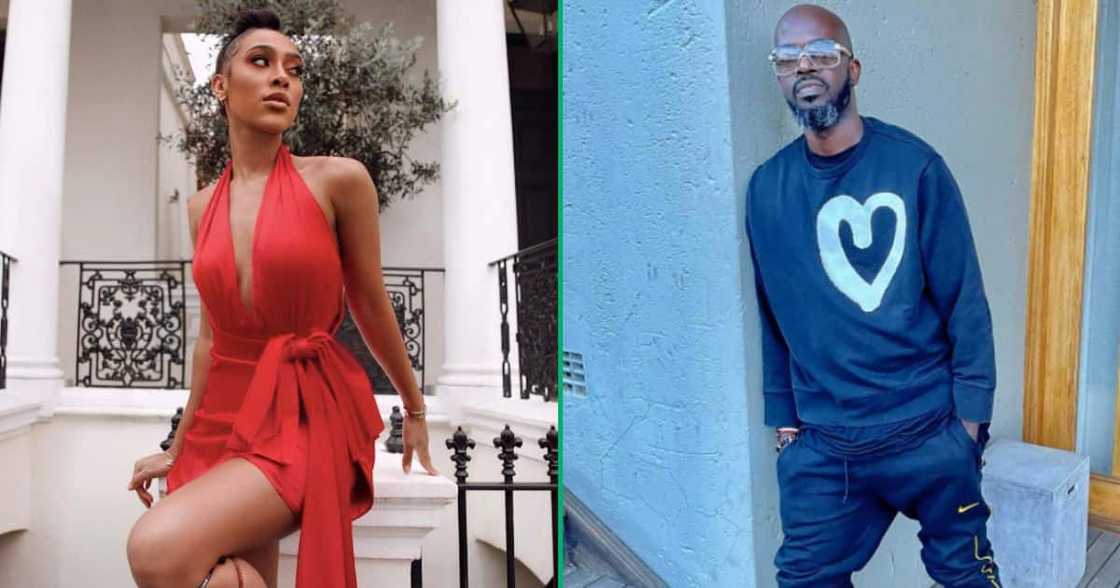 DJ Black Coffee seemingly hands out with Sarah Langa DJ Black Coffee seemingly hands out with Sarah Langa