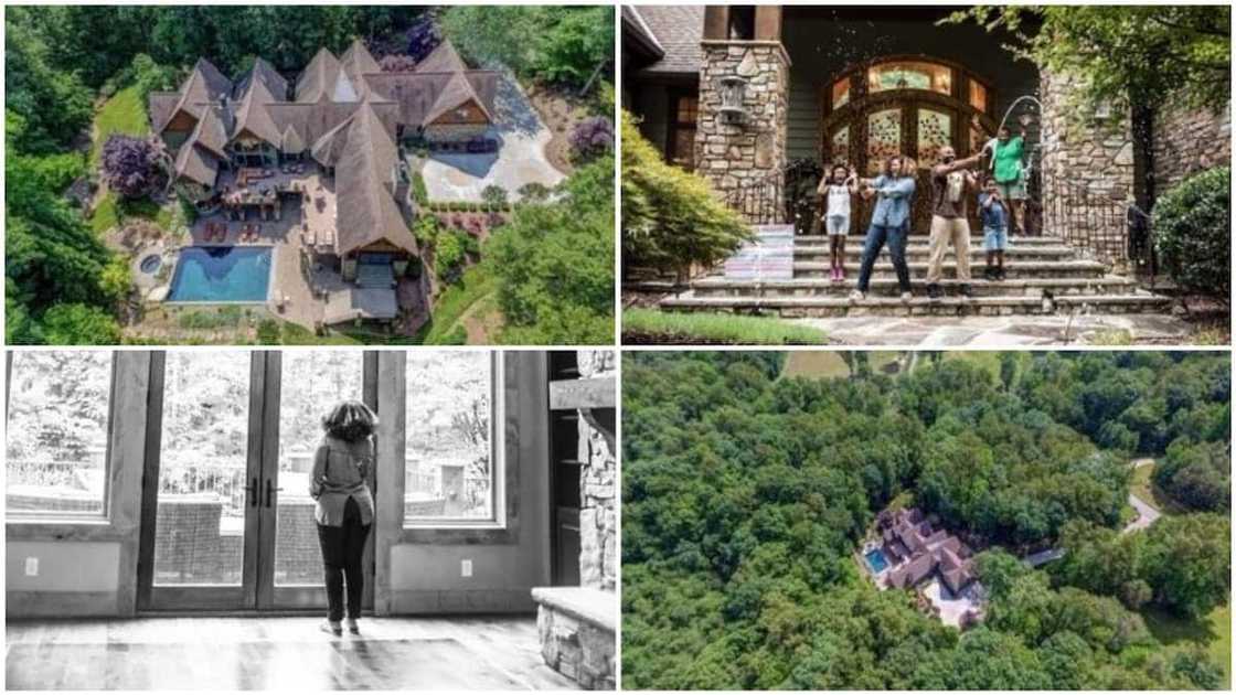 A collage showing the house. Photo source: Twitter/Rachel Rodgers