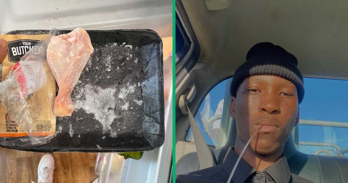 A broke University of Johannesburg student shared his meal for the day on TikTok. A broke University of Johannesburg student shared his meal for the day on TikTok.