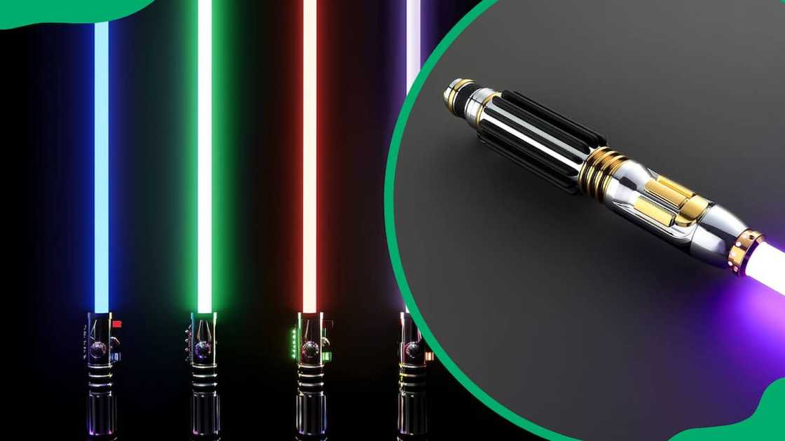 Purple lightsaber Purple lightsaber