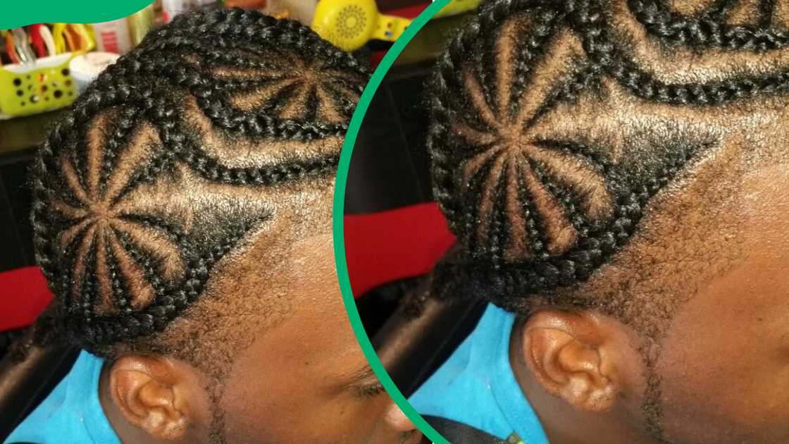 Cornrow braids for men