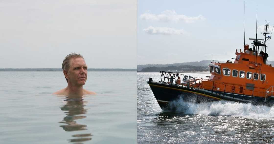 Man lost at sea Man lost at sea