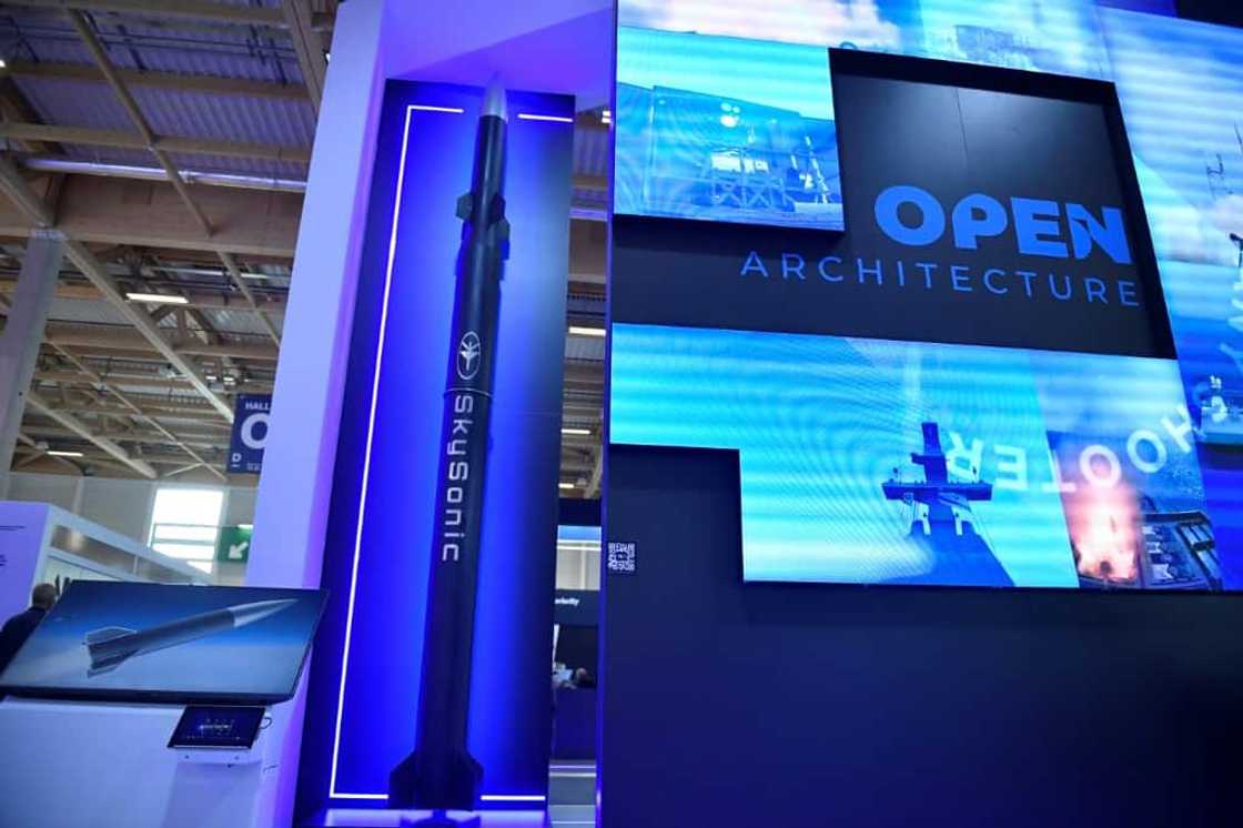 Israeli hypersonic missile interceptors were on display at the Paris air show Israeli hypersonic missile interceptors were on display at the Paris air show
