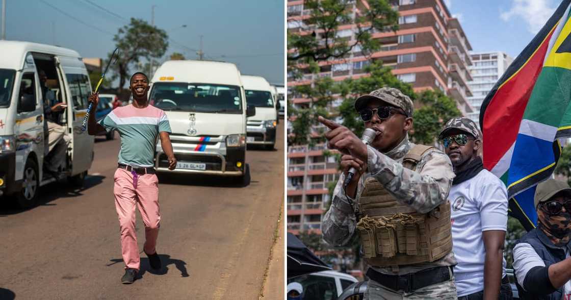 KZN taxi operators, disperse looters, fire warning shots, Operation Dudula, Maponya Mall, national shutdown KZN taxi operators, disperse looters, fire warning shots, Operation Dudula, Maponya Mall, national shutdown