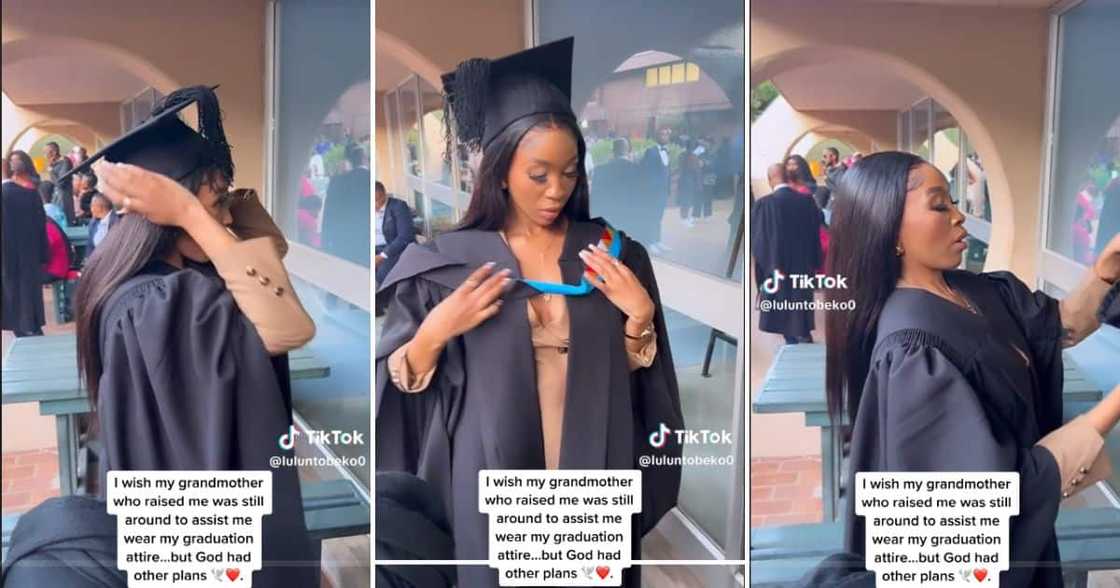 missing her late grandmother on graduation day missing her late grandmother on graduation day