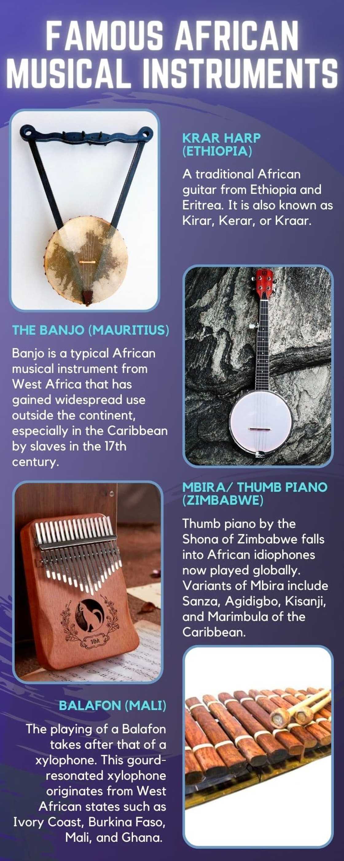 Famous African musical instruments Famous African musical instruments