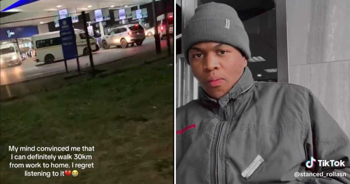 Pretoria Man bravely walks 30km home from work Pretoria Man bravely walks 30km home from work