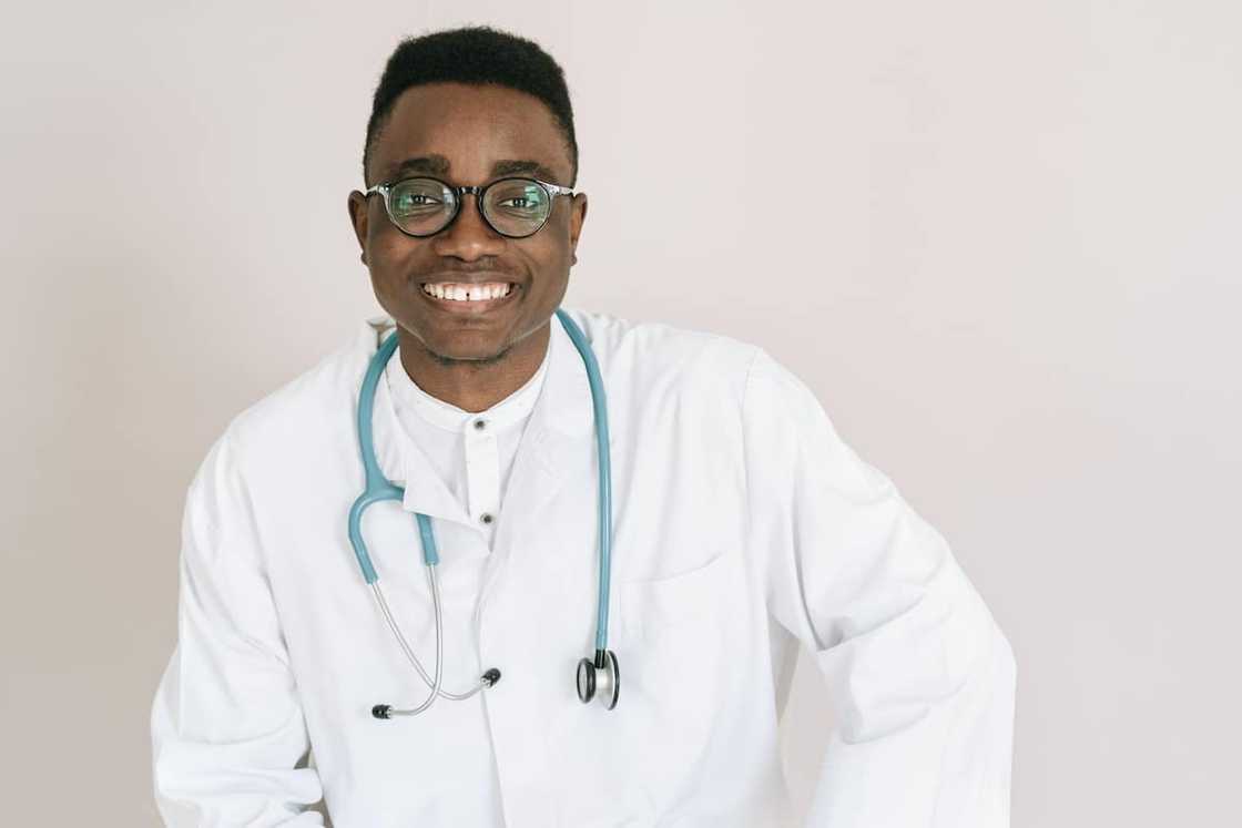 A smiling doctor A smiling doctor
