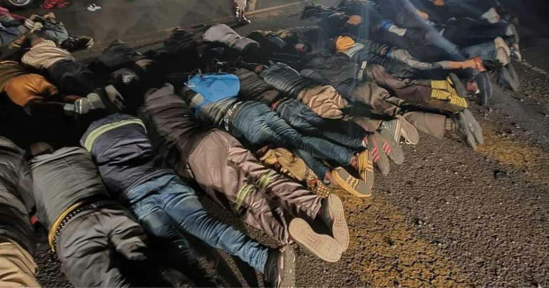 158, illegal immigrants, arrested, Free State, police, SANDF shootout, vehicles confiscated, Lesotho 158, illegal immigrants, arrested, Free State, police, SANDF shootout, vehicles confiscated, Lesotho