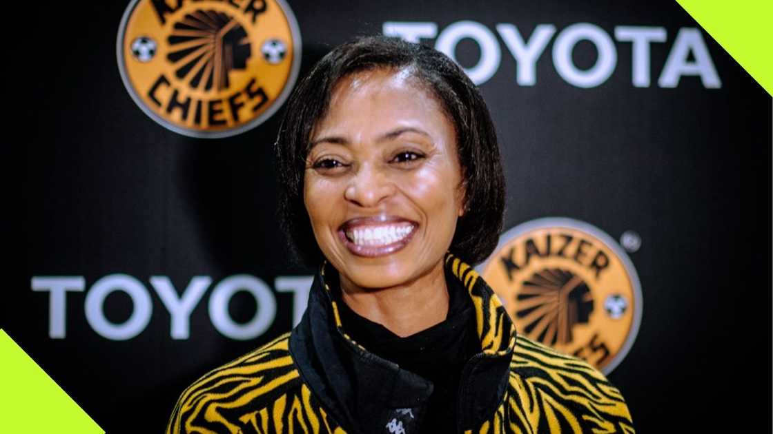 Jessica Motaung sends message to Kaizer Chiefs' fans ahead of the Home of Legends Cup tournament.