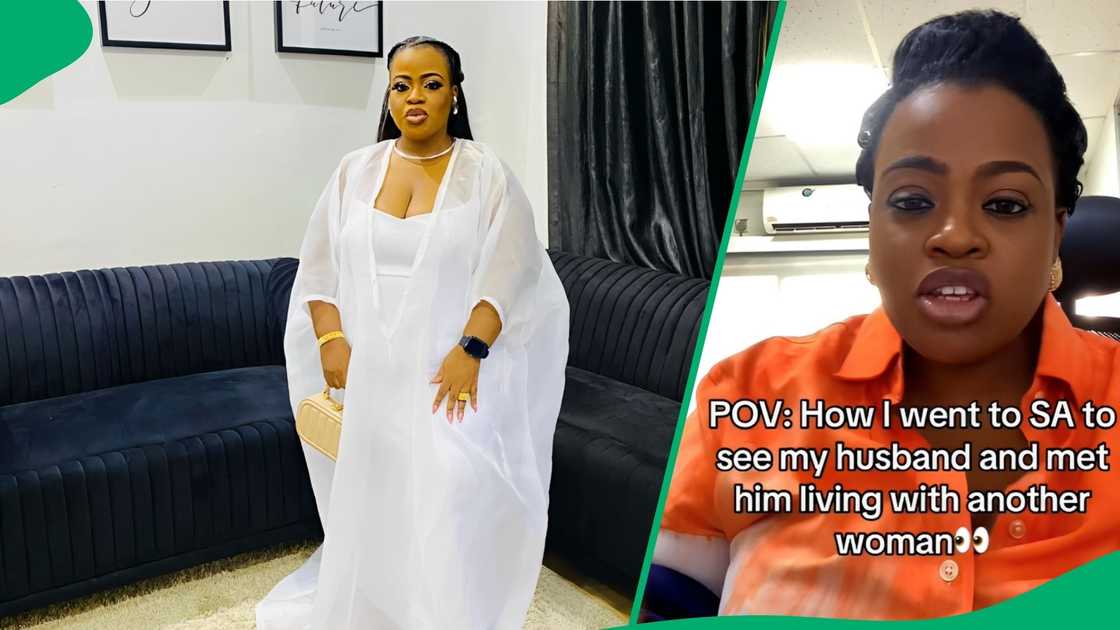 She said she was picked up by her husband, who was with another woman