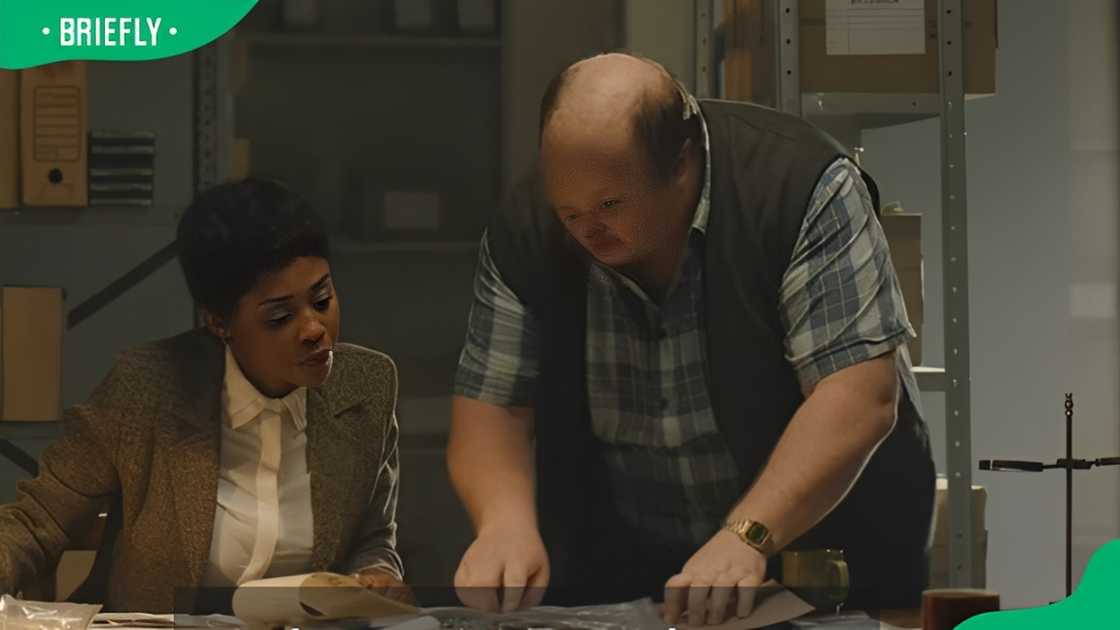 Soon Comes Night cast members, Gaosi Raditholo and Albert Pretorius. Soon Comes Night cast members, Gaosi Raditholo and Albert Pretorius.