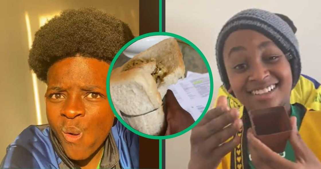 TikTok video of boy pranking his brother with egg ice cream TikTok video of boy pranking his brother with egg ice cream