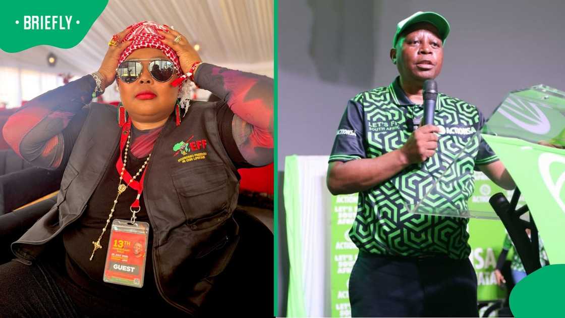 EFF Johannesburg Mayoral candidate Dr Tlaleng Mofokeng and ActionSA's mayoral candidate Herman Mashaba had an online spat EFF Johannesburg Mayoral candidate Dr Tlaleng Mofokeng and ActionSA's mayoral candidate Herman Mashaba had an online spat