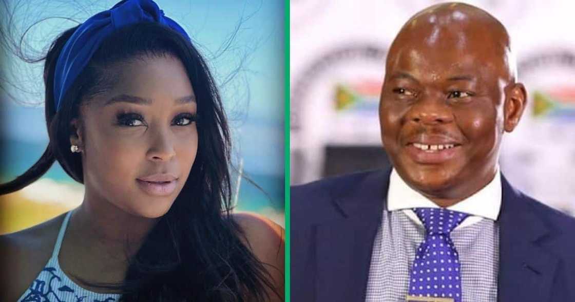 Minnie Dlamini's alleged affair with Edwin Sodi has been uncovered Minnie Dlamini's alleged affair with Edwin Sodi has been uncovered