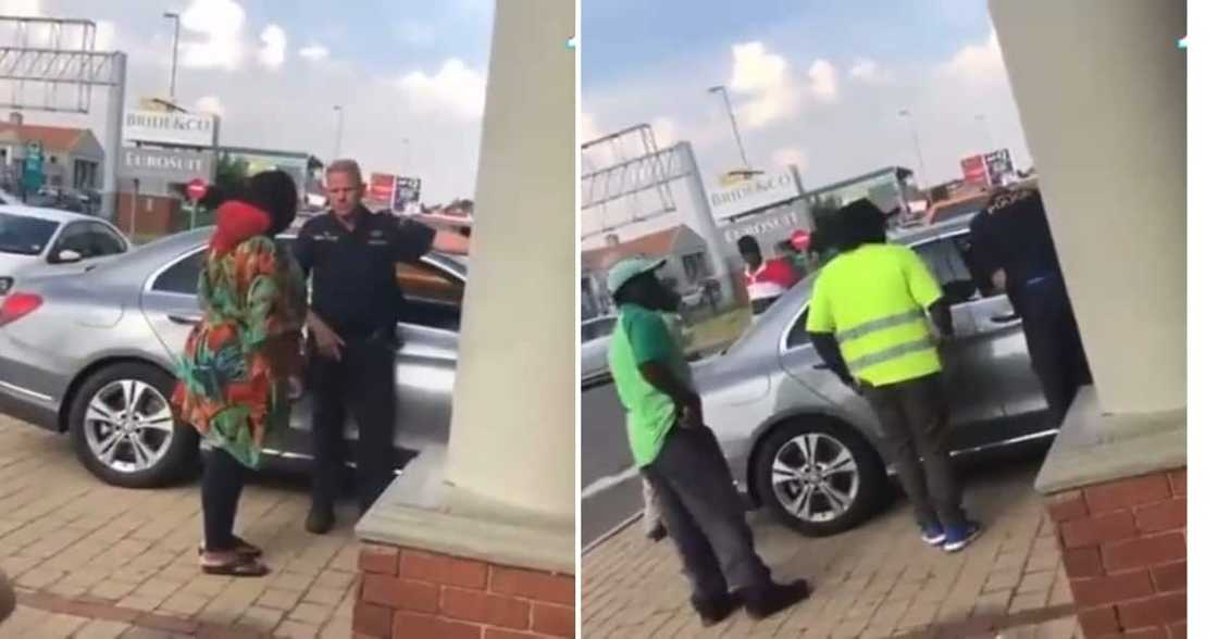 Angry Standard Bank customer drove into the bank