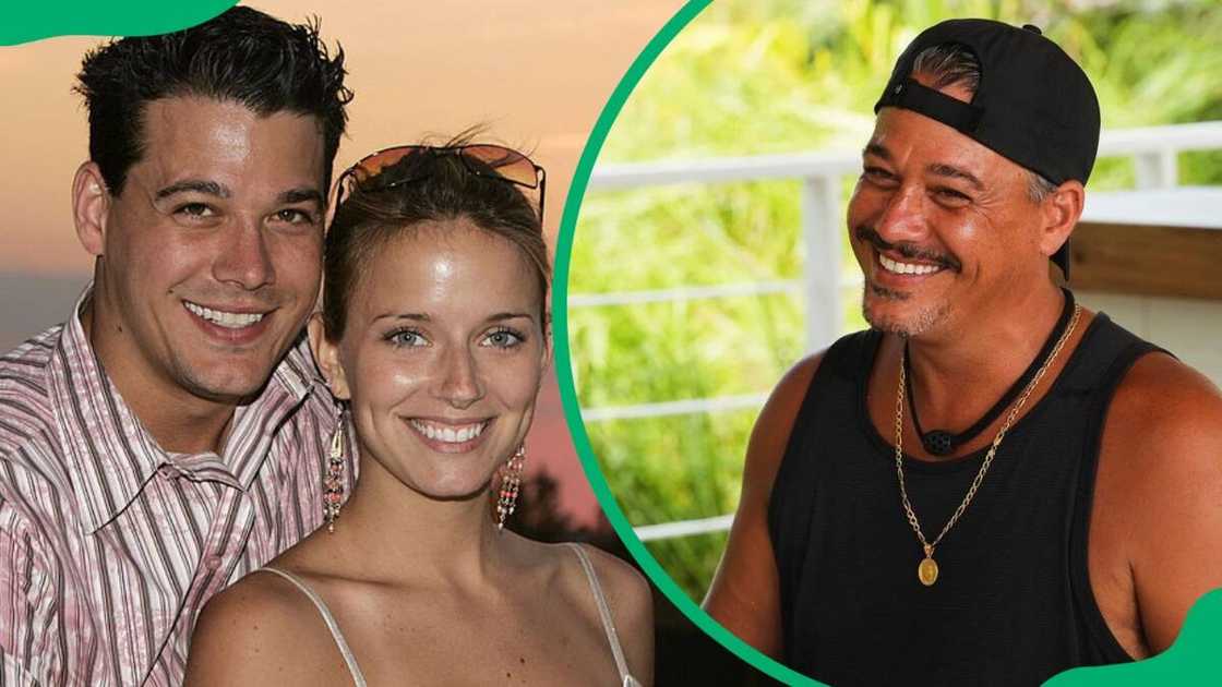 Boston Rob and Amber at the Maxim's Fantasy Island in 2004 (L). Rob during a 2024 episode of Deal or No Deal Island (R) Boston Rob and Amber at the Maxim's Fantasy Island in 2004 (L). Rob during a 2024 episode of Deal or No Deal Island (R)