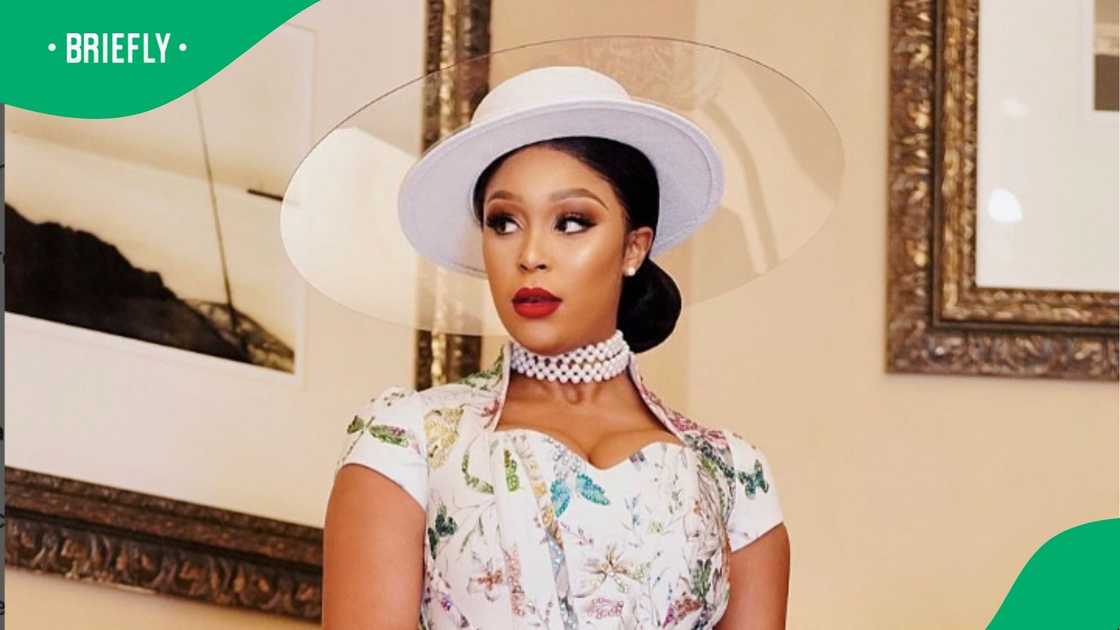 Minnie Dlamini is in Paris on vacation
